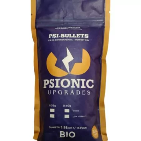 BBS PSIONIC 0.40gr - BIO 1/2 kg, Psionic, Home, PSIONIC - HOP-UP, BBS BIO - AMMO, BBs - PALLINI, BBs 0.40gr,